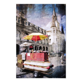 Impression Photo Chiens chauds dans le Vieux Carre