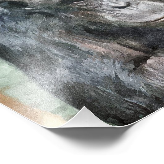 IMPRESSION PHOTO CHIMPANZÉS (Coin)