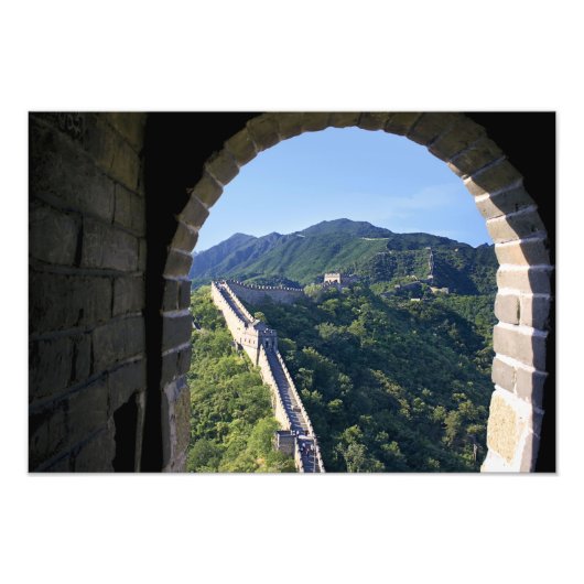 Impression Photo Chine, comté de Huairou, section Mutianyu de la (Devant)