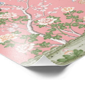 Impression Photo Chinoiserie rose (Coin)