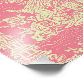 Impression Photo Chinoiserie rose (Coin)