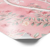 Impression Photo Chinoiserie rose (Coin)