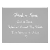 Impression Photo Choisir un siège de chaque côté (Devant)