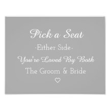 Choisir un siège de chaque côté