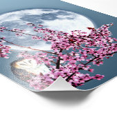 Impression Photo Chouette dans l'arbre du prune (Coin)