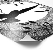 Impression Photo Chouette et croix de lune éclos (Coin)