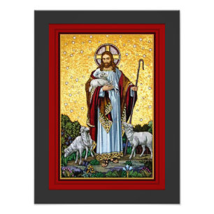 IMPRESSION PHOTO CHRIST, LA BONNE MOSAÏQUE SHEPHERD