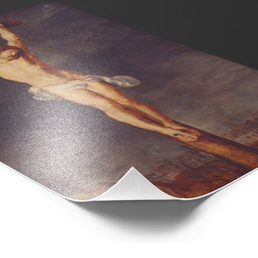 Impression Photo Christ mort sur la croix par Pierre Paul Rubens (Coin)