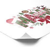 Impression Photo Christmas Mama Coquette Bow Mama Claus Tree Cake (Coin)