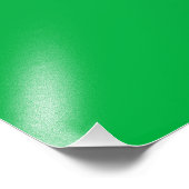 Impression Photo Chroma couleur clé vert (Coin)