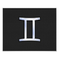 Chrome comme Gemini signe Zodiac