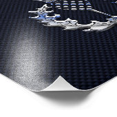 Impression Photo Chrome sur fibre de carbone Imprimer le chardon éc (Coin)