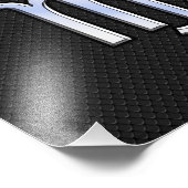 Impression Photo Chrome Virgo Zodiac Connexion style peau de serpen (Coin)