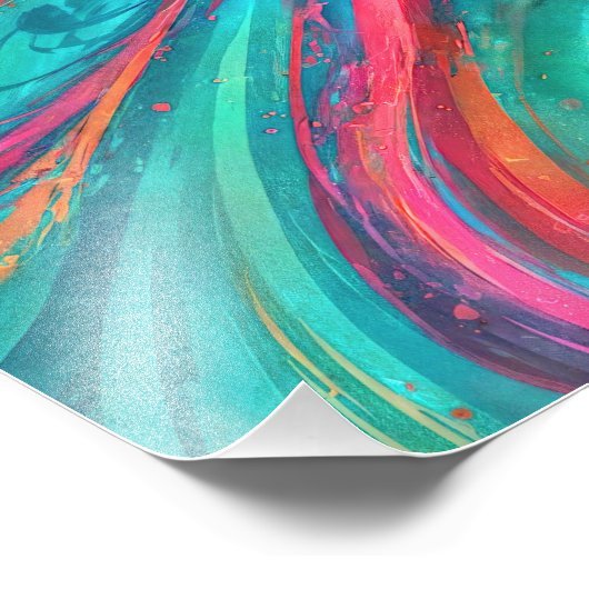 Impression Photo "Chromisca" - Portrait d'enceinte fluide (Coin)