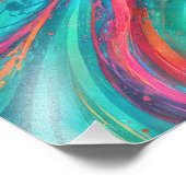Impression Photo “Chromisca” - Portrait d'enchanteresse fluide (Coin)