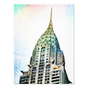 Impression Photo Chrysler Building - Froid - New York City