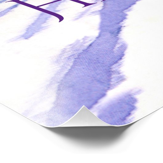 Impression Photo Chute de neige aquarelle peinture (Coin)