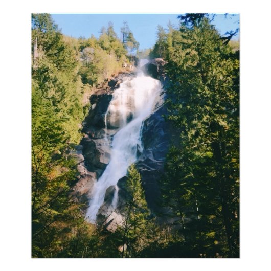 Impression Photo Chutes Shannon, Squamish, Canada (Devant)
