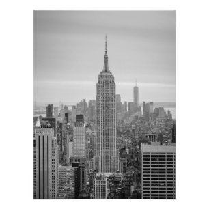Impression Photo Ciel de New York - Empire State Building