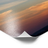 Impression Photo Ciel du soleil d'hiver (Coin)