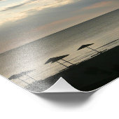 Impression Photo Ciel matinal au-dessus de la plage en Grèce Paysag (Coin)