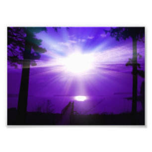 Impression Photo Ciel pourpre