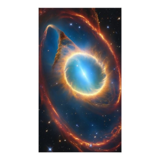 Impression Photo Cinematic Cosmic Rings Nebula (Devant)