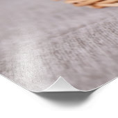 Impression Photo Cinq mignons chiots dans un panier (Coin)