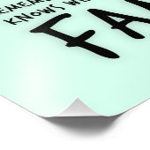 Impression Photo Citation amusante sur une famille normale (Coin)