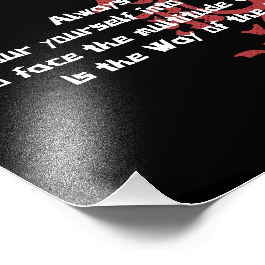 Impression Photo Citation d'Aikido (Coin)