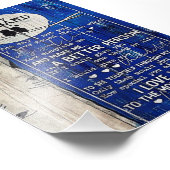 Impression Photo Citation D'Amour Pour L'Idée Cadeau Du Mari, Anniv (Coin)