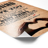 Impression Photo Citation D'Amour Pour Petit Ami, Mari Amour Annive (Coin)