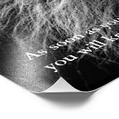 Impression Photo Citation de confiance Lion Inspiration (Coin)