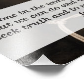 Impression Photo Citation de Saint Maximillian Kolbe sur la vérité (Coin)