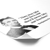 Impression Photo Citation de troll Abraham Lincoln (Coin)