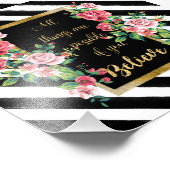 Impression Photo Citation d'inspiration dorée moderne (Coin)