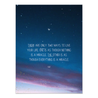 Impression Photo Citation Inspirante de Rumi sur les Étoiles