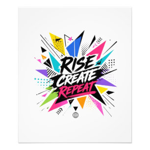Impression Photo Citer Créer Répéter Citation Motivationnelle Inspi