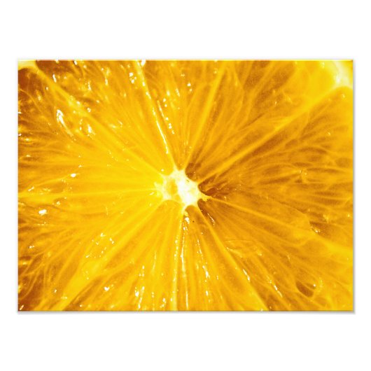 Impression Photo Citron coloré clair en gros plan (Devant)