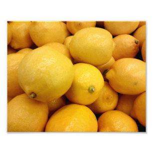 Impression Photo Citrons jaunes
