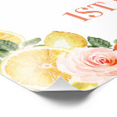 Impression Photo Citrus Notre Squeeze Principal 1ère Affiche de bie (Coin)