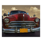 Impression Photo Classic American Car à Vinales, Cuba (Devant)