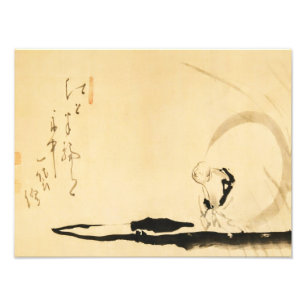 Impression Photo Classics Zen - Hakuin Ekaku - Hotei dans un bateau