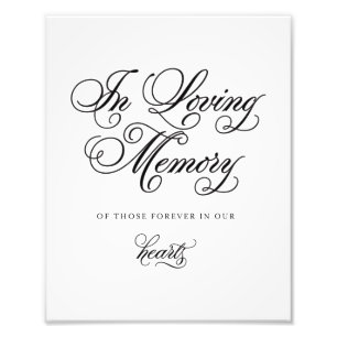 Impression Photo Classique Forever dans nos coeurs Signe