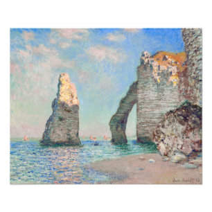 Impression Photo Claude Monet - Falaises à Etretat