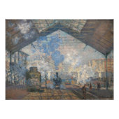 Impression Photo Claude Monet - Gare Saint-Lazare Vue extérieure (Devant)