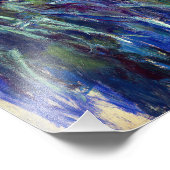 Impression Photo Claude Monet - Iris mauves (Coin)