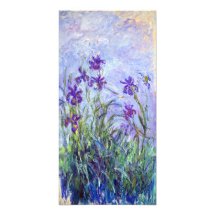 Impression Photo Claude Monet - Iris mauves