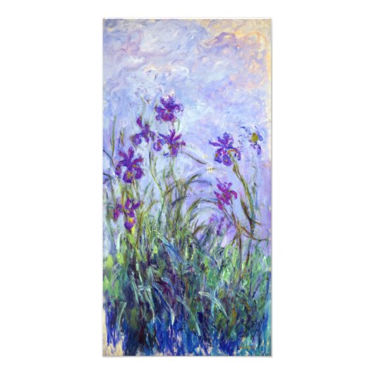 Impression Photo Claude Monet - Iris mauves (Devant)