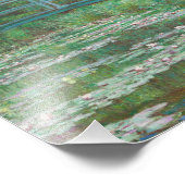 Impression Photo Claude Monet - La passerelle japonaise (Coin)